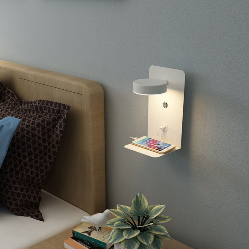 Square LED USB Rechargeable Wall Sconce