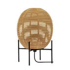 Boho Rattan and Metal Accent Floor Lamp