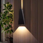 Contemporary Trapezoid LED 2-Light Sconce