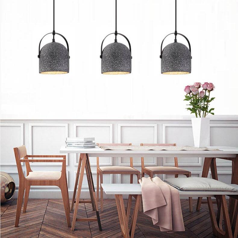 Nordic Cement Cylinder Pendant Light