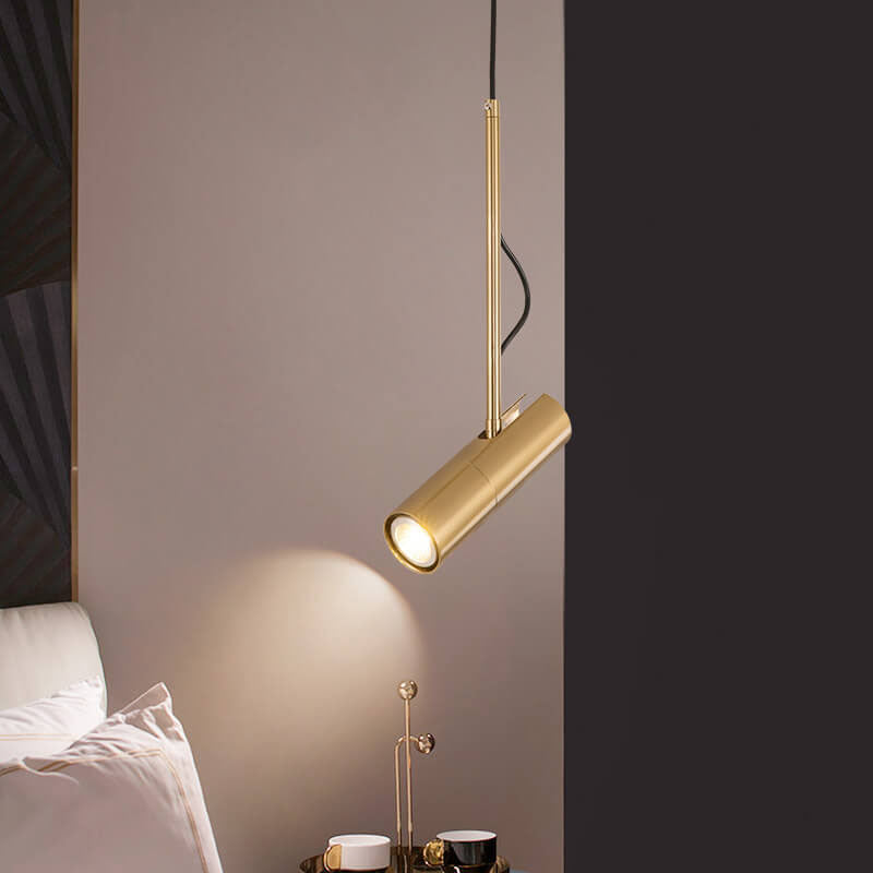 Premium Gold LED Spotlight Pendant Light - Modern Minimalist Design