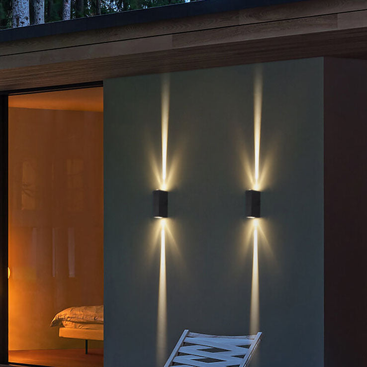 Double-Head LED Outdoor Wall Light