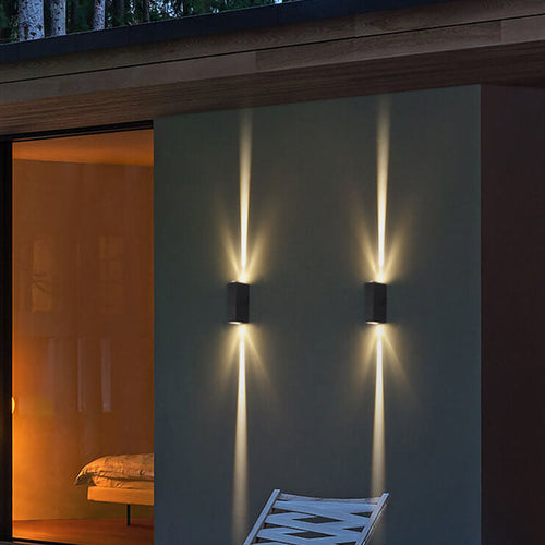 Double-Head LED Outdoor Wall Light