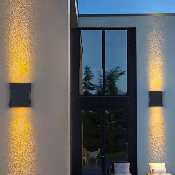 Premium Square Aluminum LED Outdoor Wall Light