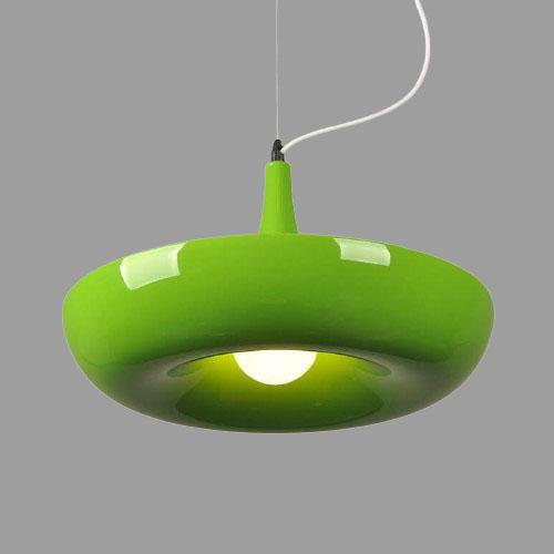 Contemporary Circle 1-Light Pendant Lamp