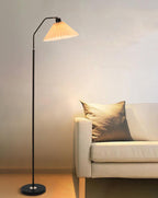 Elegant Minimalist Pleated Fabric Floor Lamp with Single Light