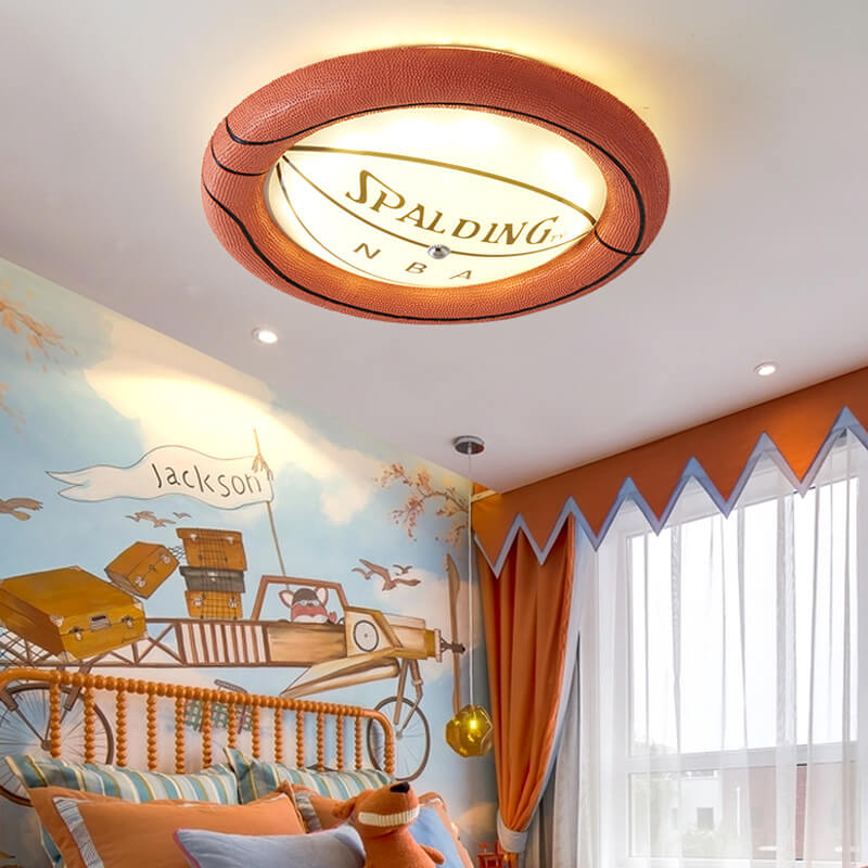 Premium Basketball LED Flush Mount Ceiling Light
