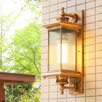 Premium Retro Rectangular Waterproof Outdoor Wall Sconce