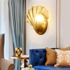 Glass Shell 1-Light Wall Sconce