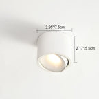 Adjustable LED Round Flush Mount Ceiling Light