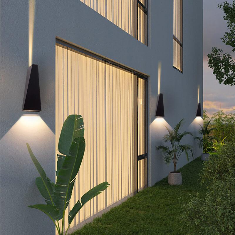 Contemporary Trapezoid LED 2-Light Sconce