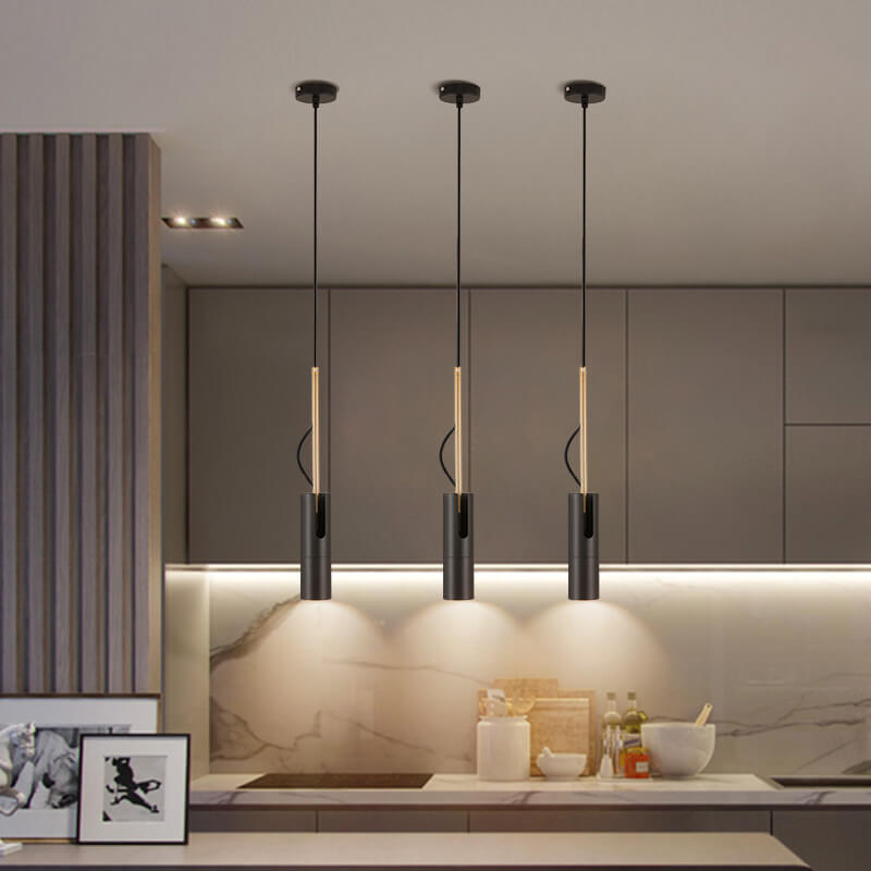 Premium Gold LED Spotlight Pendant Light - Modern Minimalist Design