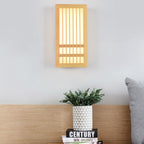 Solid Wood & Acrylic LED Wall Sconce
