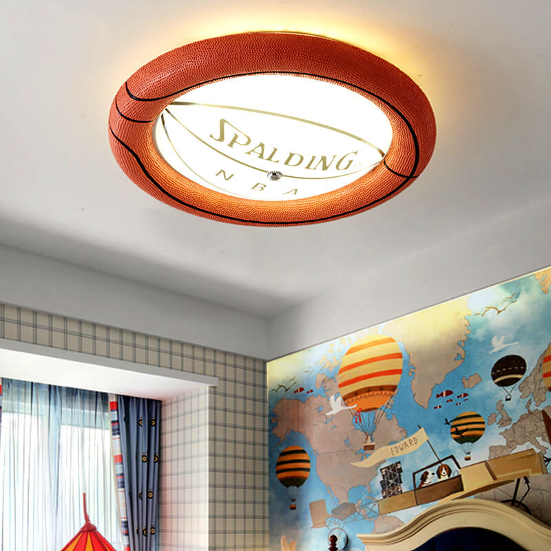 Premium Basketball LED Flush Mount Ceiling Light