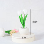 Premium LED Tulip Peony Night Light Table Lamp