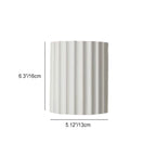 Scandinavian Resin Half Column 2-Light Wall Sconce