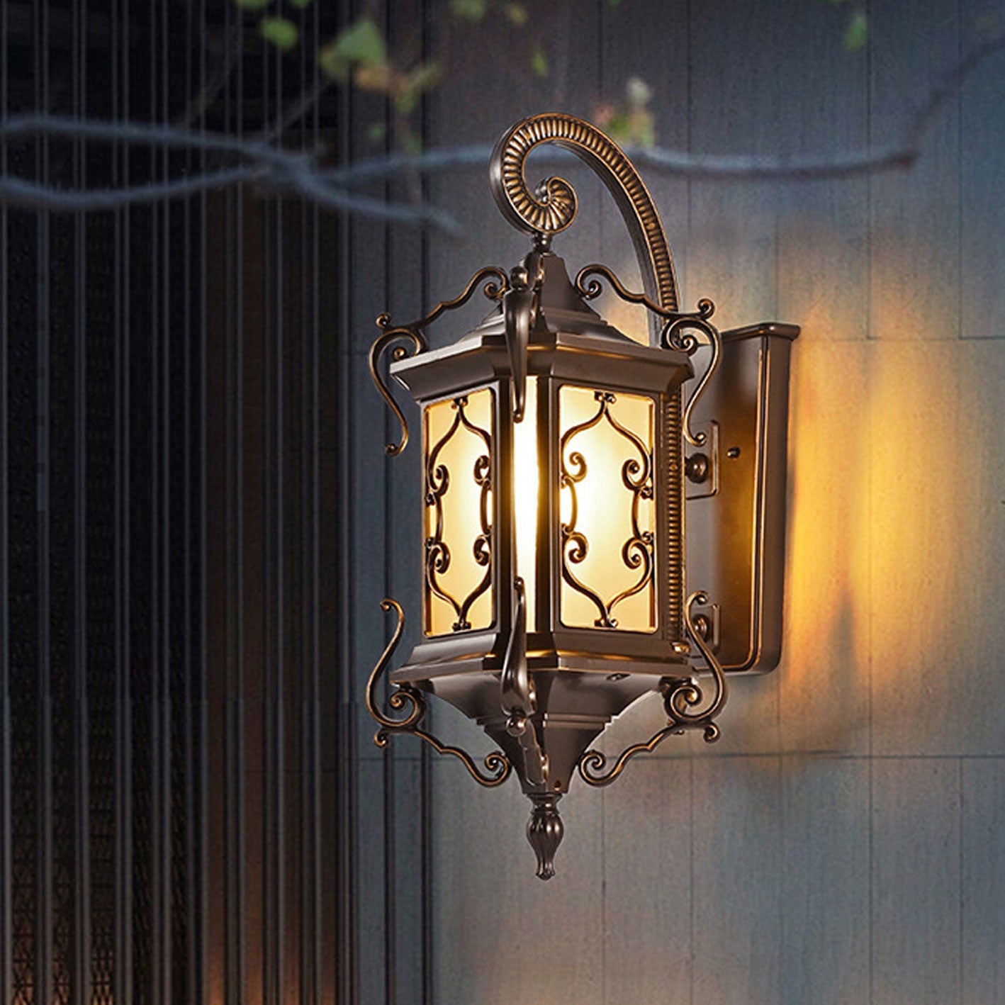 European Palace Outdoor Wall Sconce