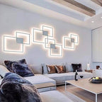 Modern Square LED Iron Wall Sconce Lamp