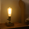 Premium Vintage Industrial Iron Table Lamp - 1-Light Design