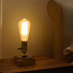 Premium Vintage Industrial Iron Table Lamp - 1-Light Design