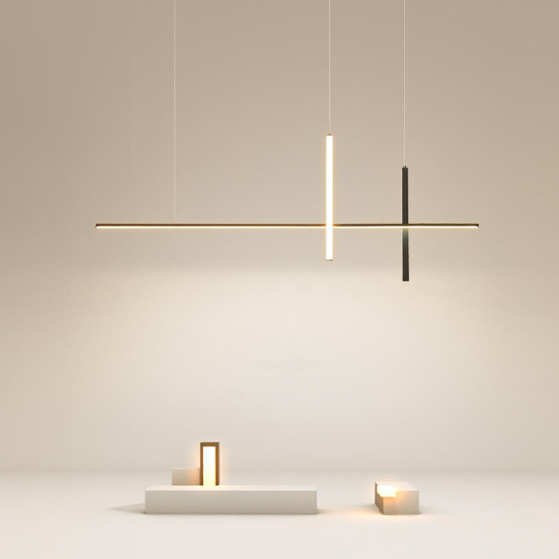 Sleek Long Line LED Chandelier