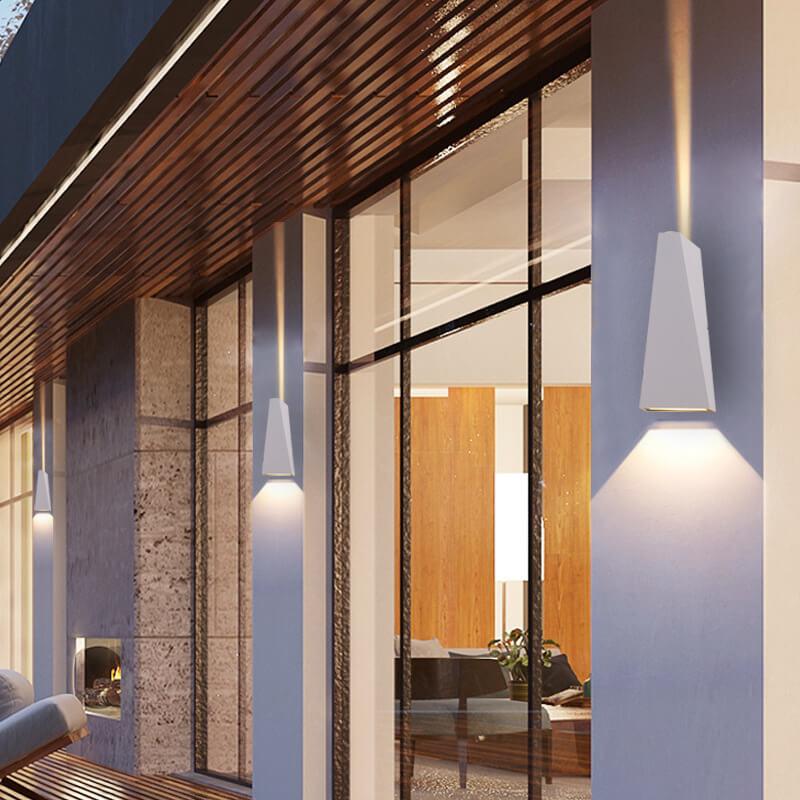 Contemporary Trapezoid LED 2-Light Sconce