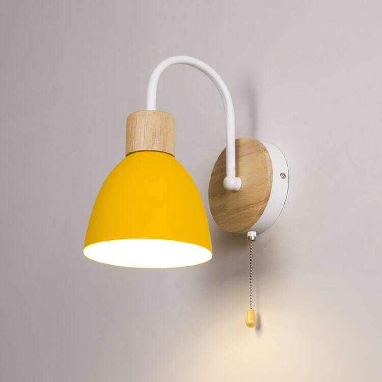 Nordic Macaron Wall Sconce with Switch
