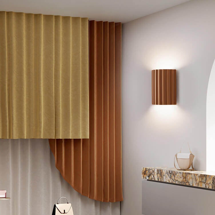 Striped Macaron Resin Wall Sconce