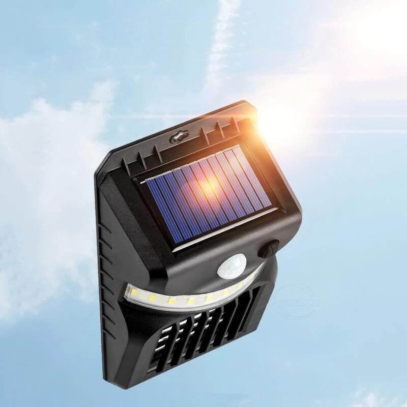 Premium Solar-Powered Mosquito Repellent Wall Sconce with Smart Sensor for Outdoor Use