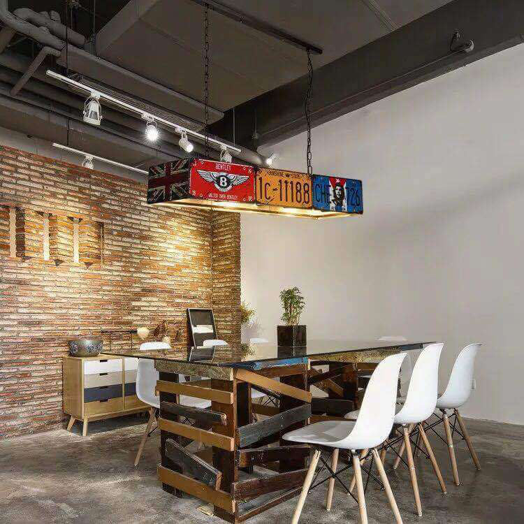 Industrial Metal Chandelier
