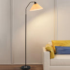 Elegant Minimalist Pleated Fabric Floor Lamp with Single Light