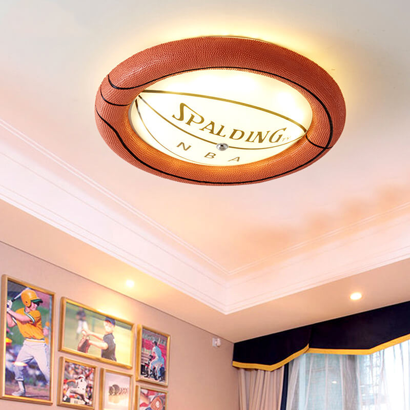 Premium Basketball LED Flush Mount Ceiling Light