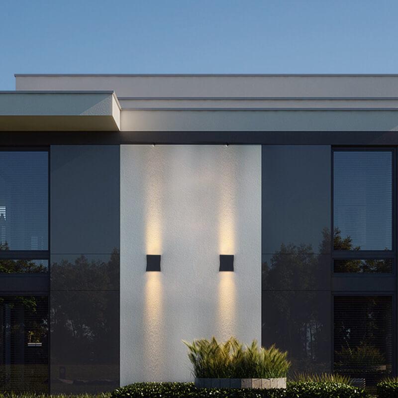 Premium Square Aluminum LED Outdoor Wall Light