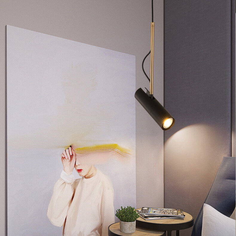 Premium Gold LED Spotlight Pendant Light - Modern Minimalist Design