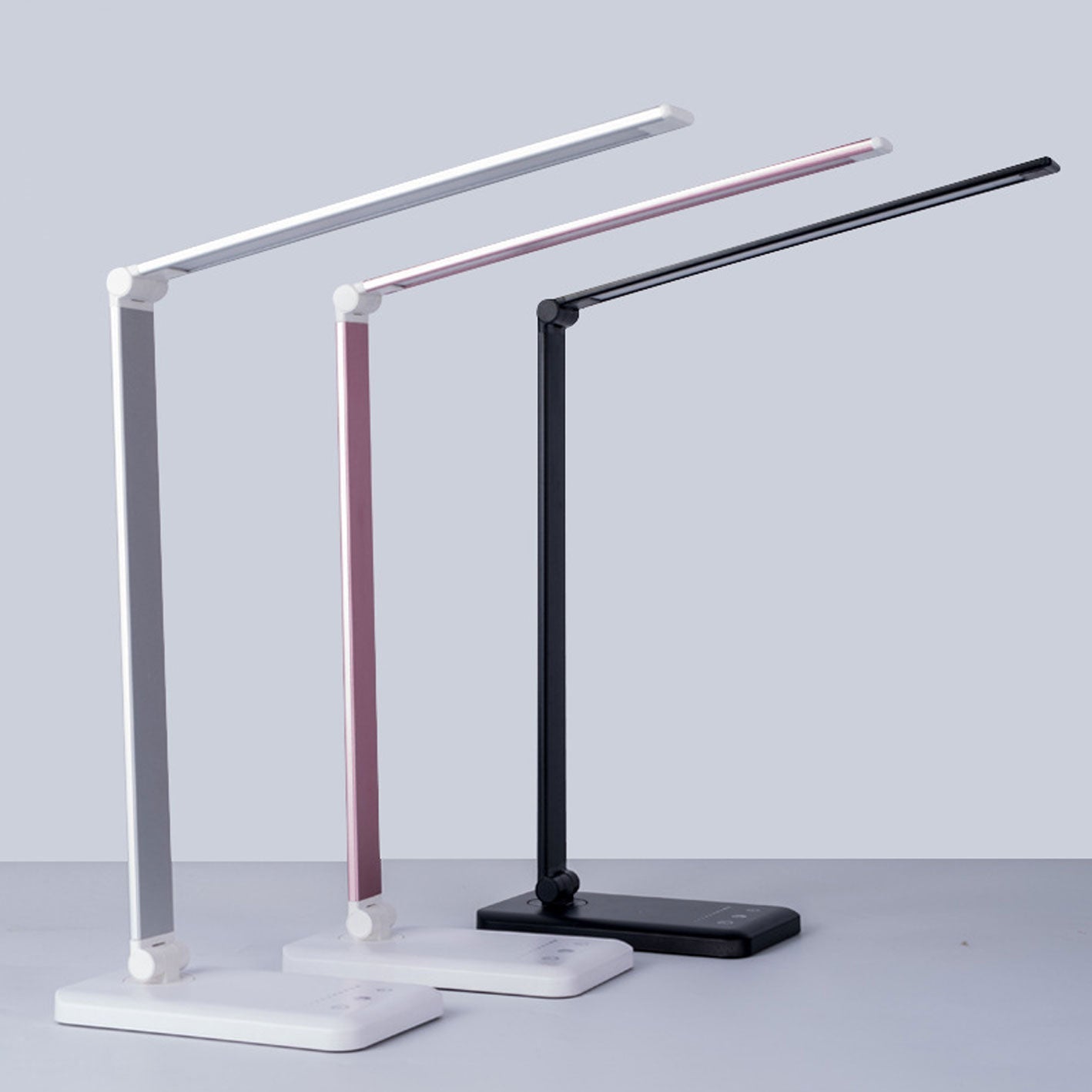 Premium Rechargeable LED Desk Lamp with Eye Protection - Foldable Design