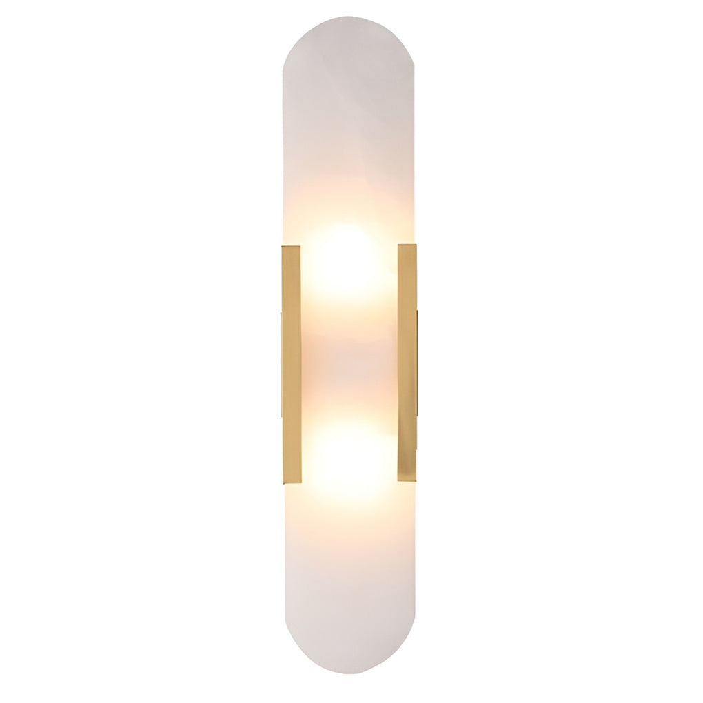 Modern Electroplated Metal G4 LED Up and Down Wall Sconces