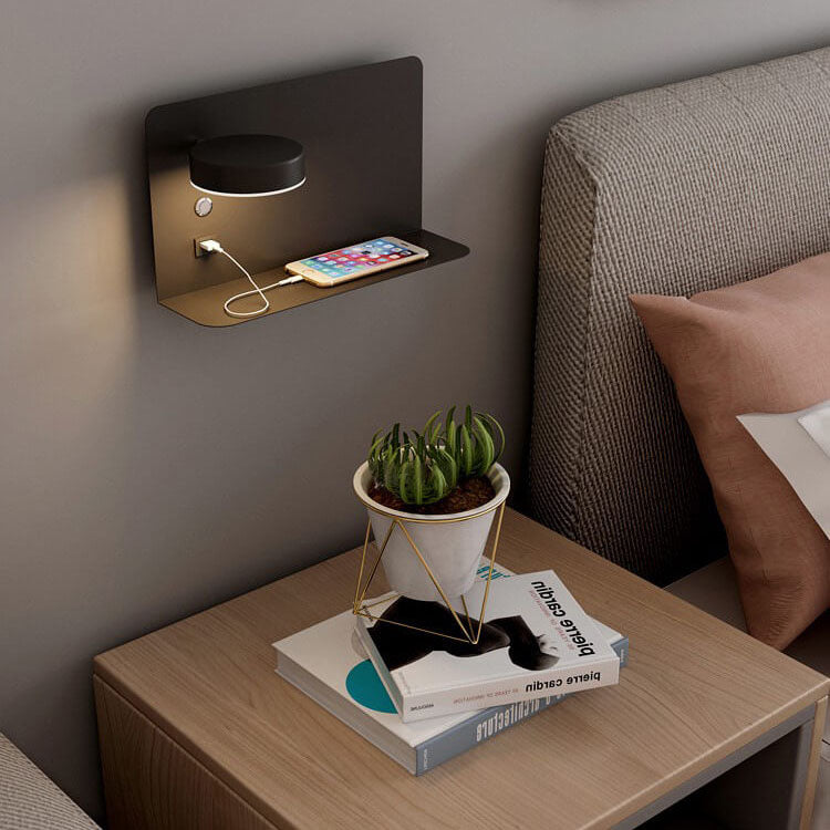 Square LED USB Rechargeable Wall Sconce