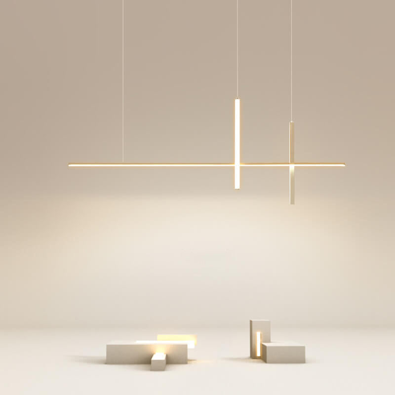 Sleek Long Line LED Chandelier