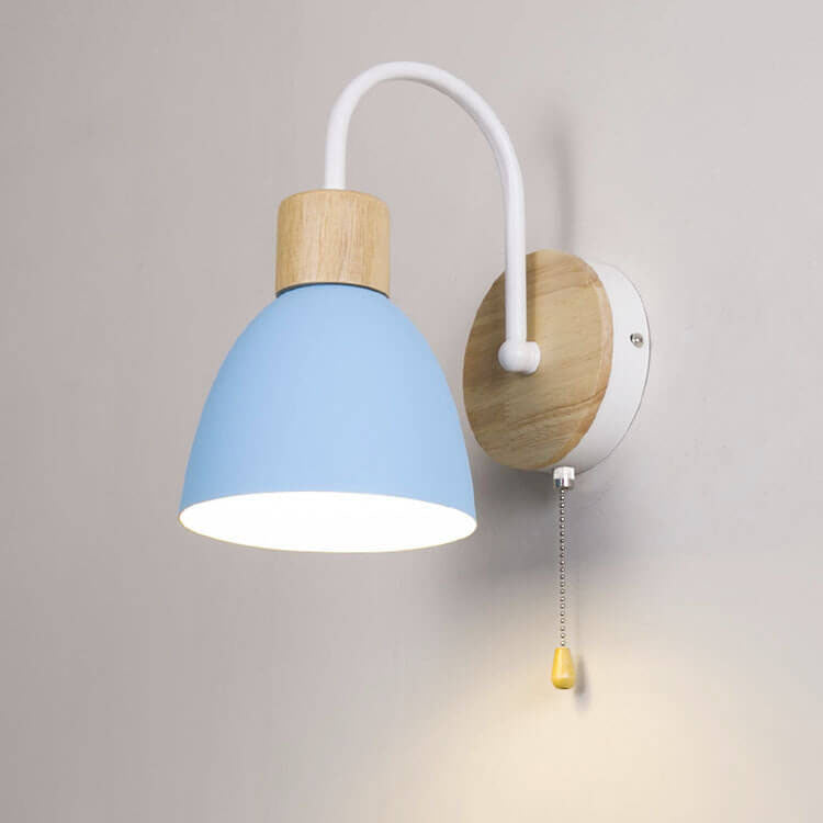 Nordic Macaron Wall Sconce with Switch