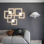 Modern Square LED Iron Wall Sconce Lamp