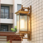 Premium Retro Rectangular Waterproof Outdoor Wall Sconce