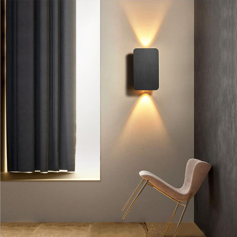 Nordic Aluminum 2-Light LED Wall Sconce