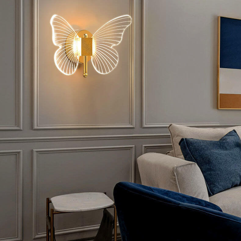 Nordic Butterfly Acrylic LED Sconce