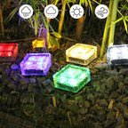 Premium Solar LED Waterproof Glass Garden Ground Light