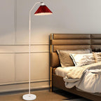 Elegant Minimalist Pleated Fabric Floor Lamp with Single Light