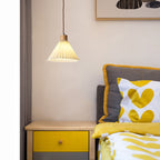 Nordic Minimalist 1-Light Pleated Pendant Lamp