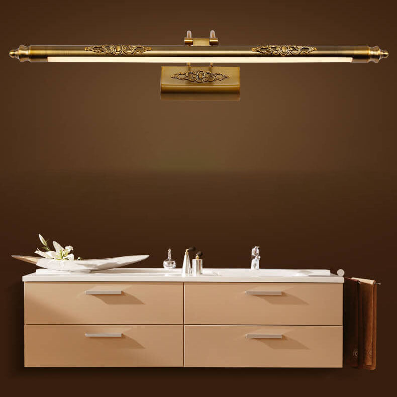 Carved LED Vanity Mirror Light