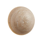 Round LED Wall Sconce in Japanese Travertine Style