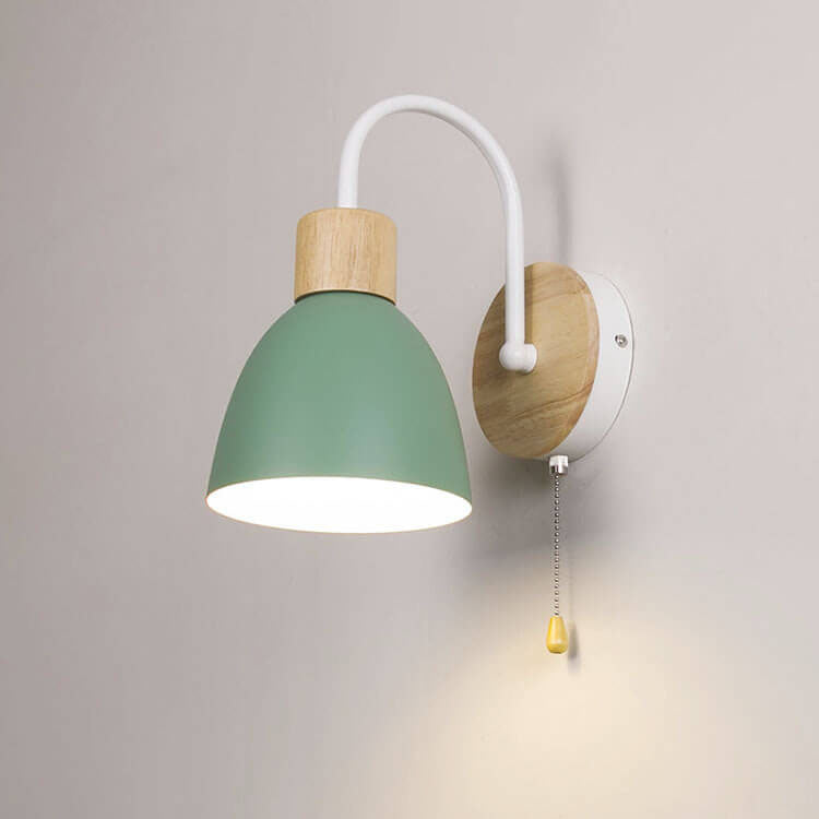 Nordic Macaron Wall Sconce with Switch