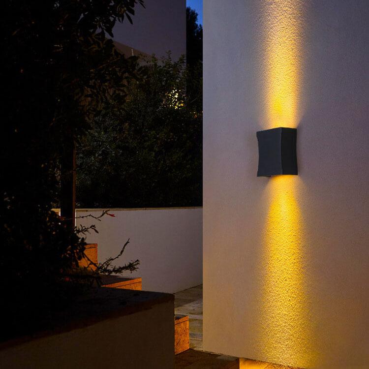 Premium Square Aluminum LED Outdoor Wall Light